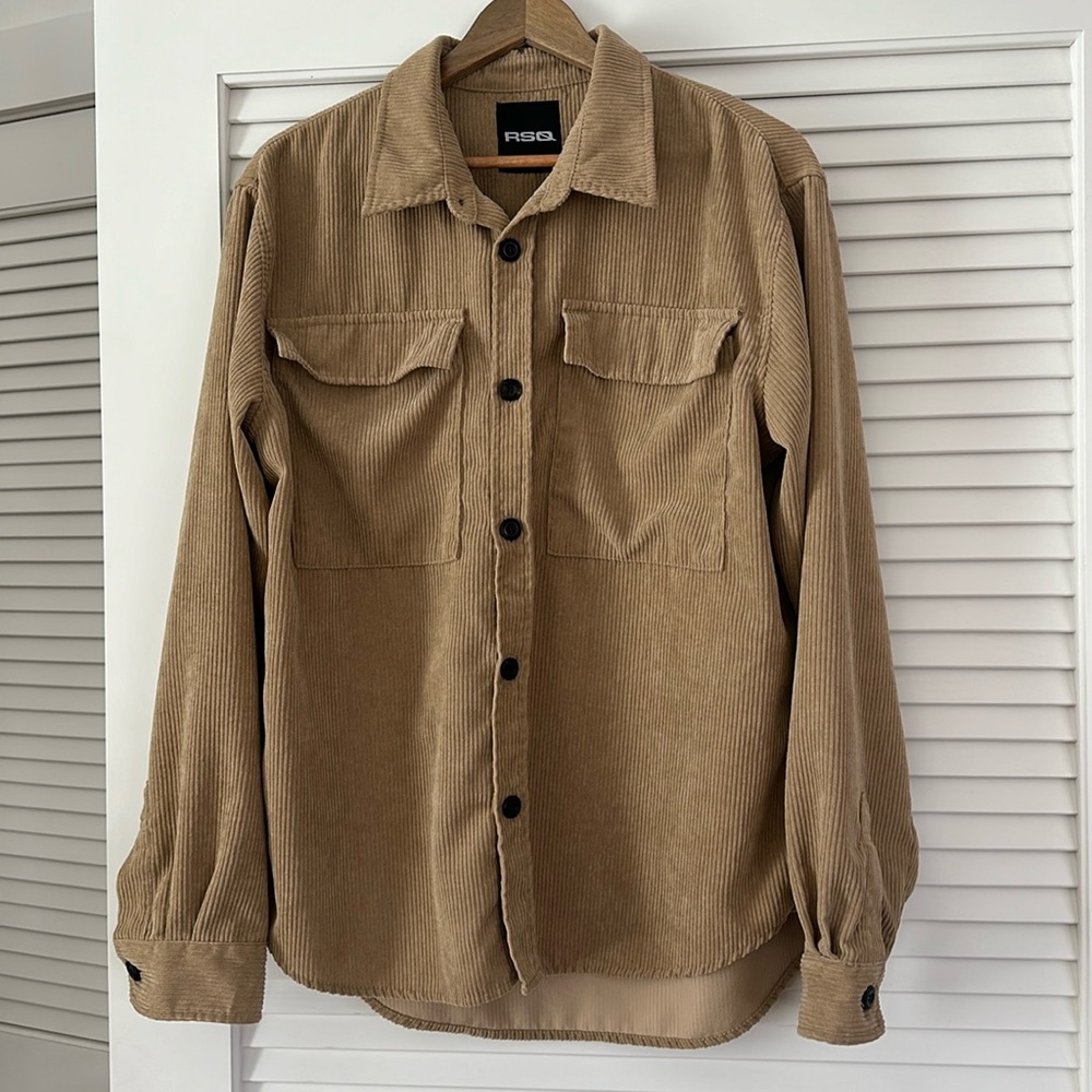 Men’s corduroy button up